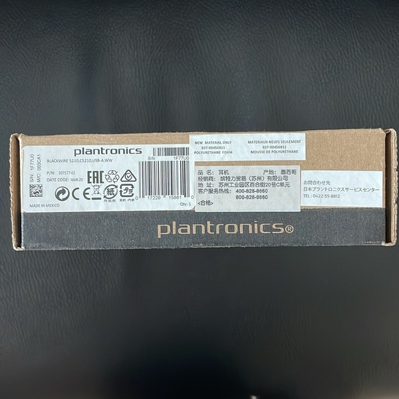 Plantronics Blackwire C5210 Headset New Open Box - Picture 2 of 5